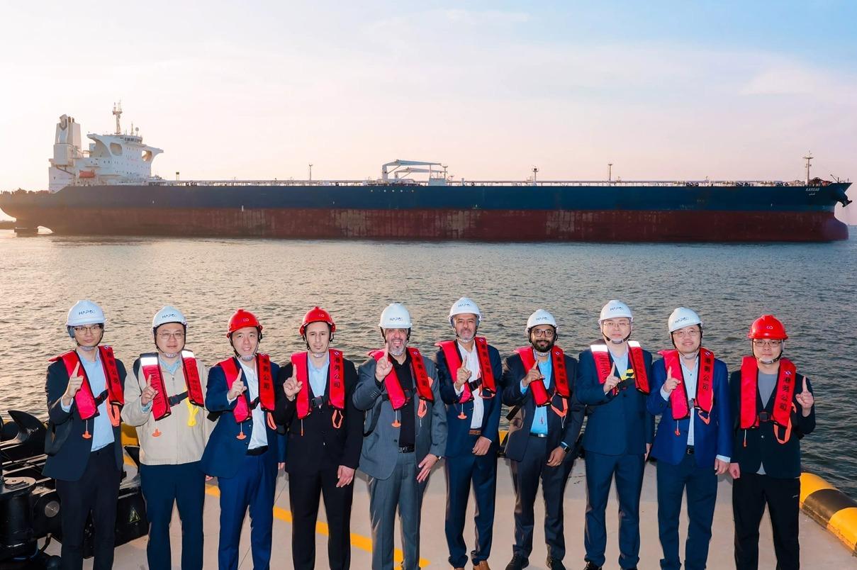 North Huajin, Panjin Xincheng, and Aramco announce first Arabian crude oil shipment to HAPCO